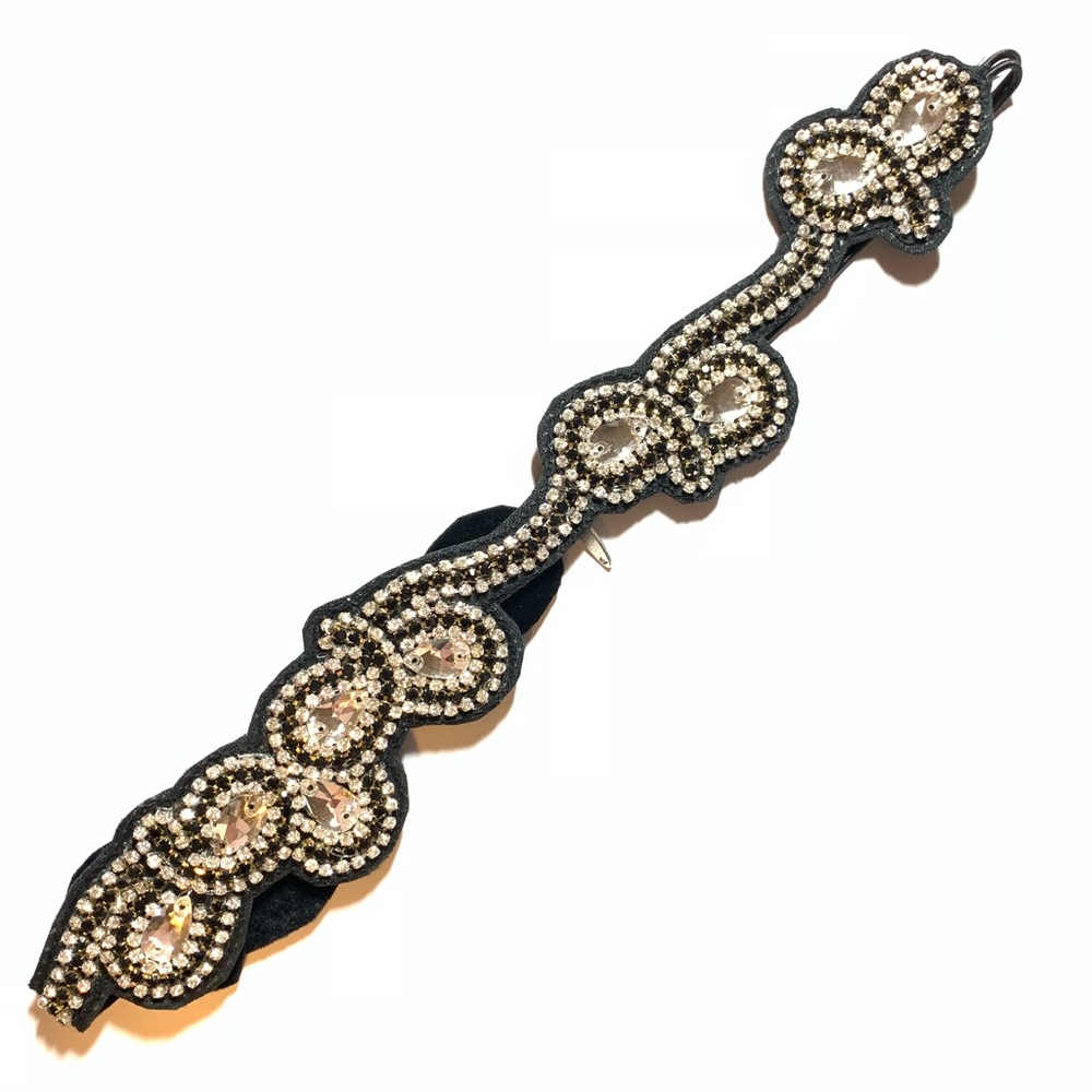 Pink Pewter collection rhinestone hair headband